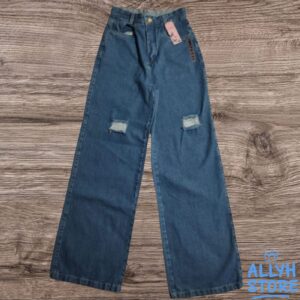 Calça Jeans Feminina Wide Leg Tam 38