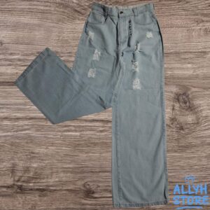 Calça Jeans Feminina Wide Leg Tam 38